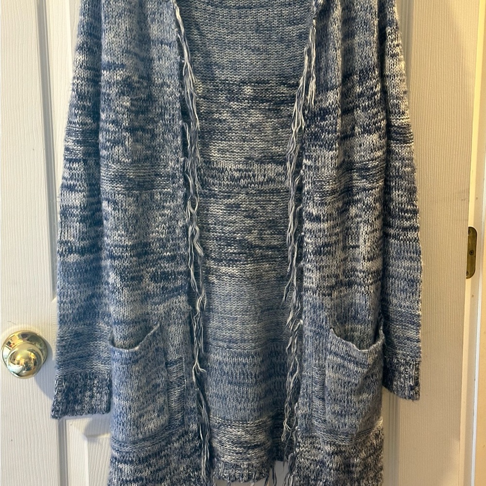 Blue Knit Women's Sweater